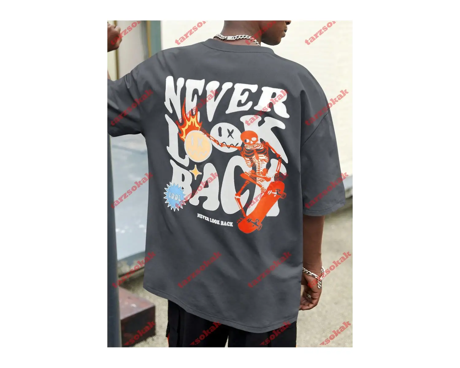 Model 3695 Erkek Yazlık Yuvarlak Yaka Kısa Kollu Günlük Tişört, Yaz