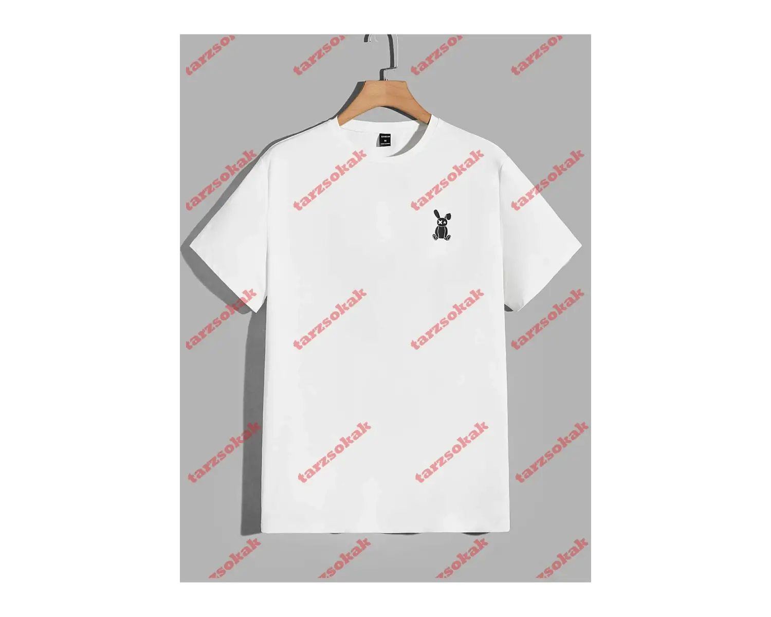 Model 3696 Erkek Yazlık Yuvarlak Yaka Kısa Kollu Günlük Tişört, Yaz