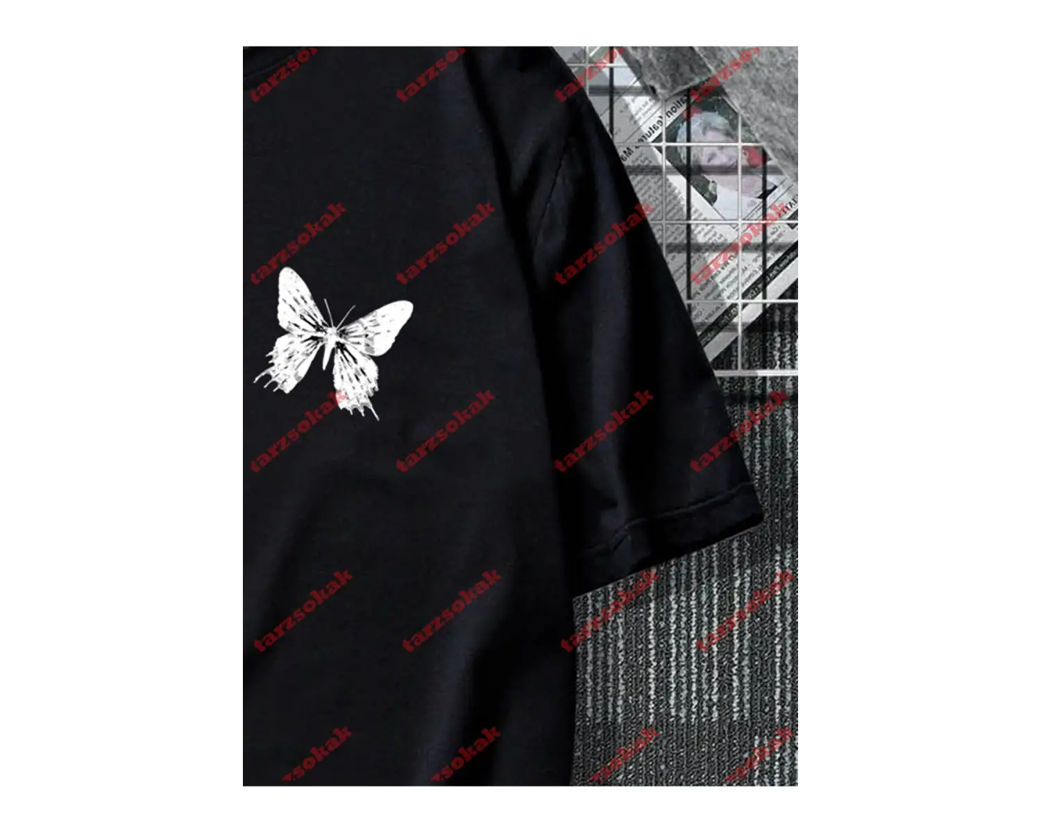 Model 3697 Erkek Yazlık Yuvarlak Yaka Kısa Kollu Günlük Tişört, Yaz