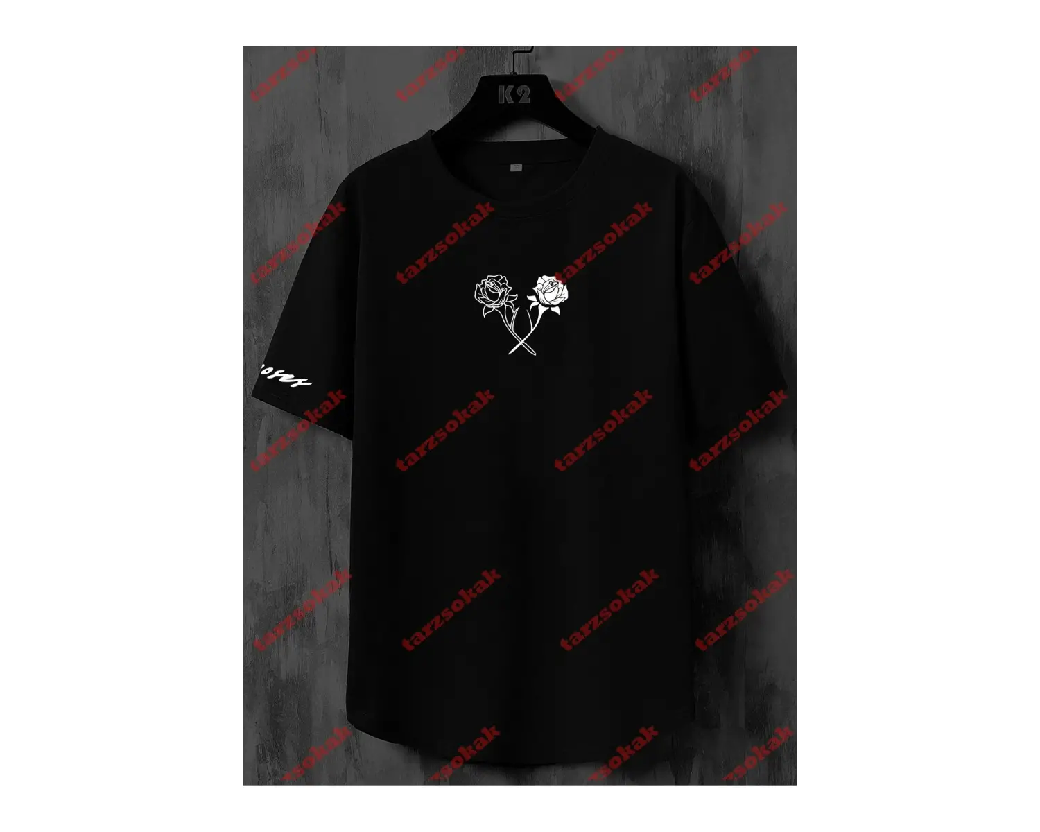 Model 3699 Erkek Yazlık Yuvarlak Yaka Kısa Kollu Günlük Tişört, Yaz