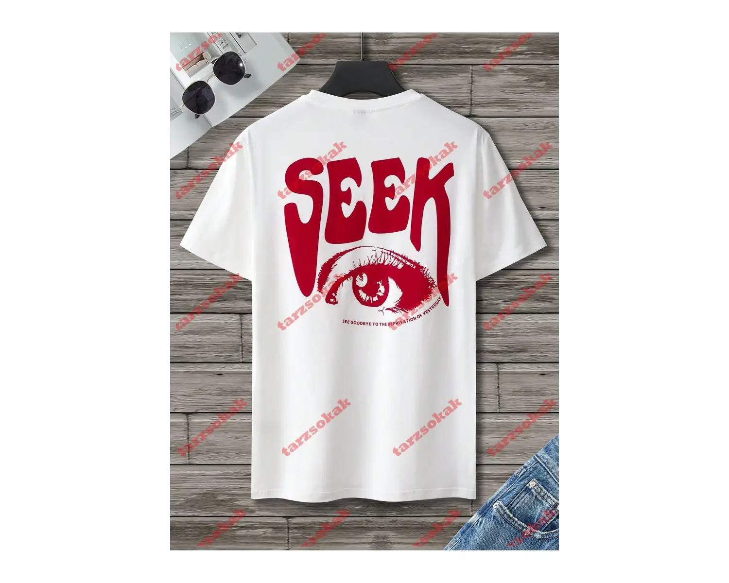 Model 3703 Erkek Yazlık Yuvarlak Yaka Kısa Kollu Günlük Tişört, Yaz