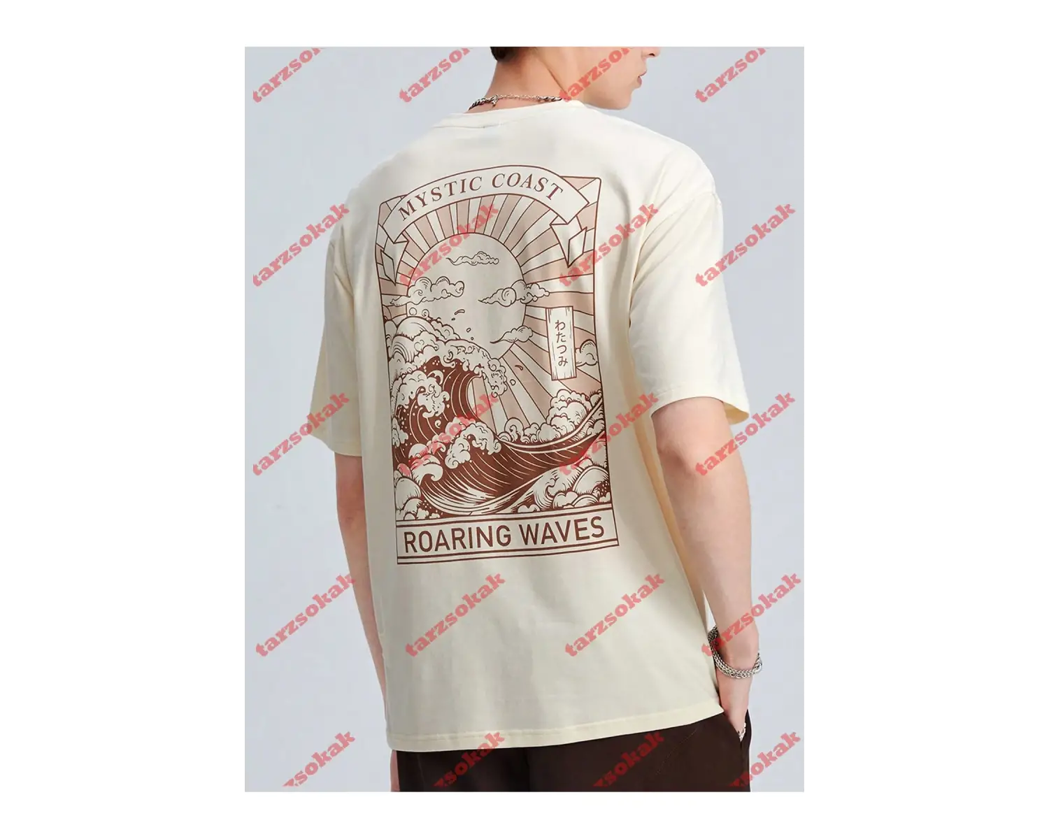 Model 3704 Erkek Yazlık Yuvarlak Yaka Kısa Kollu Günlük Tişört, Yaz