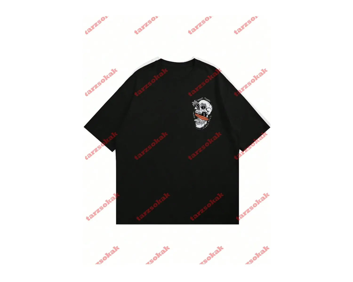 Model 3705 Erkek Yazlık Yuvarlak Yaka Kısa Kollu Günlük Tişört, Yaz