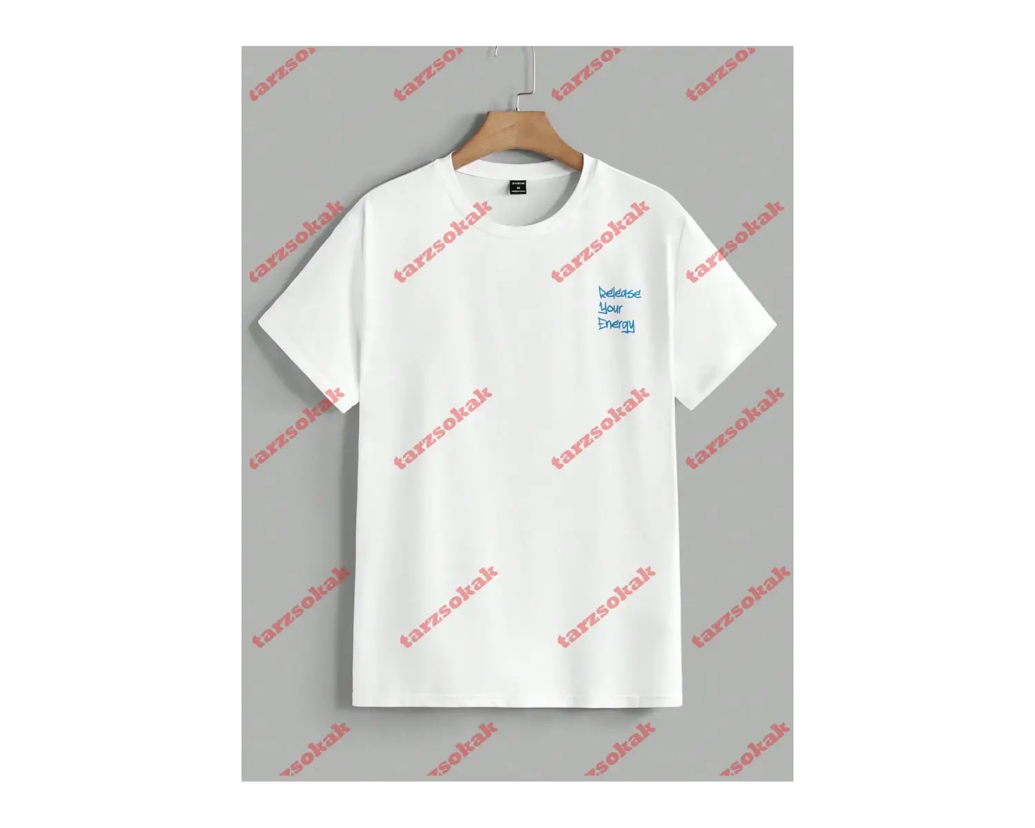 Model 3710 Erkek Yazlık Yuvarlak Yaka Kısa Kollu Günlük Tişört, Yaz