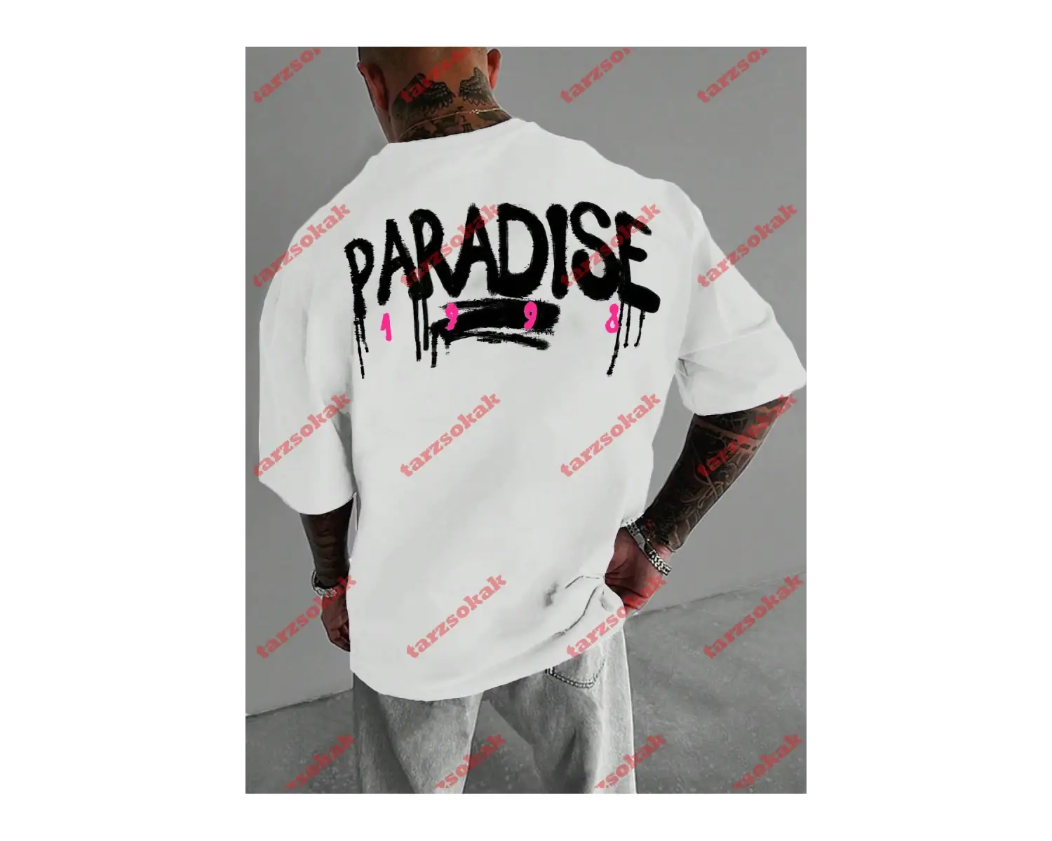 Model 3716 Erkek Yazlık Yuvarlak Yaka Kısa Kollu Günlük Tişört, Yaz