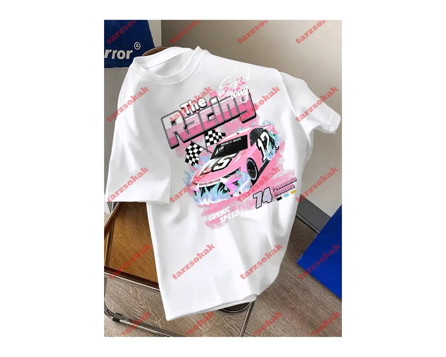 Model 3719 Erkek Yazlık Yuvarlak Yaka Kısa Kollu Günlük Tişört, Yaz