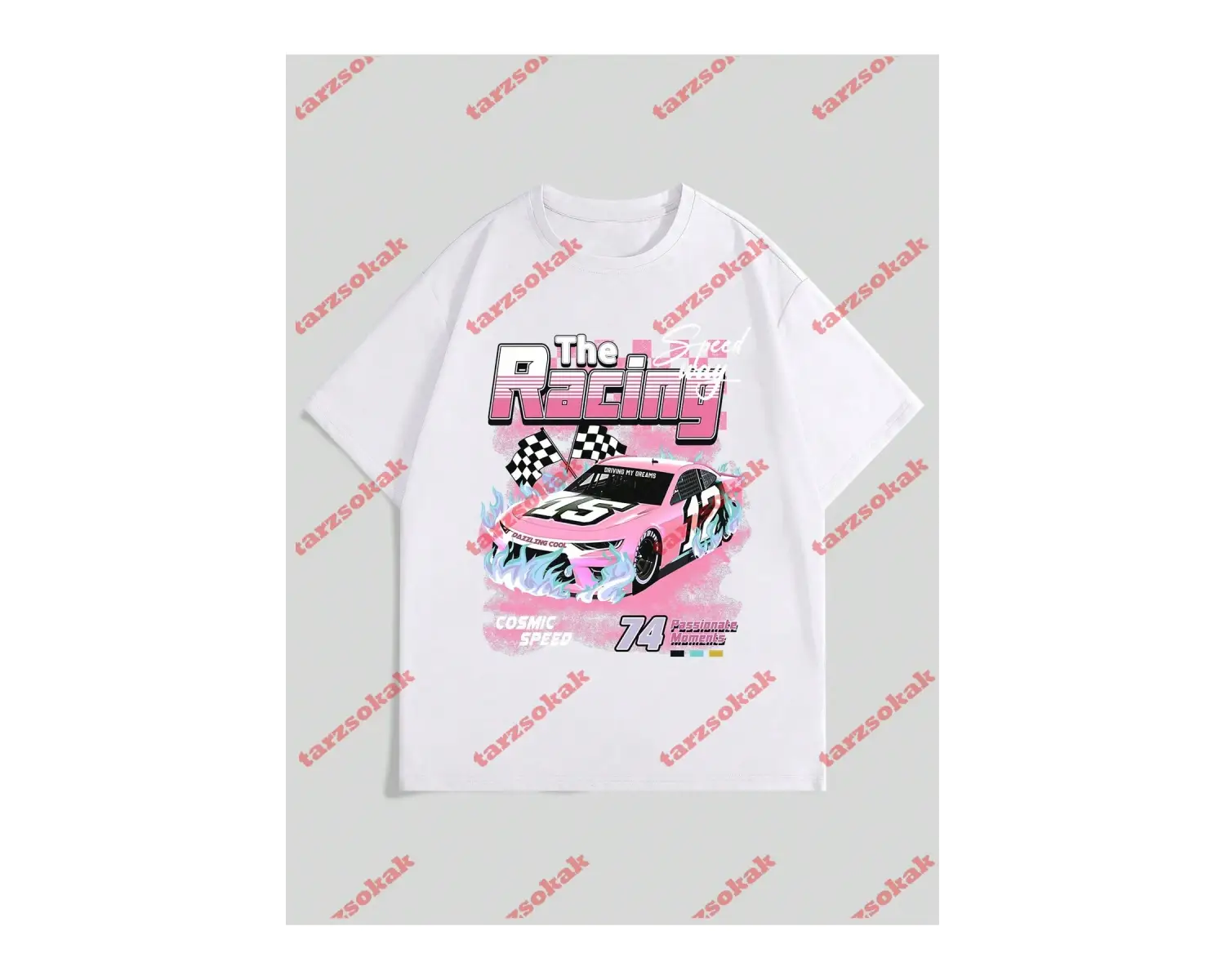 Model 3719 Erkek Yazlık Yuvarlak Yaka Kısa Kollu Günlük Tişört, Yaz