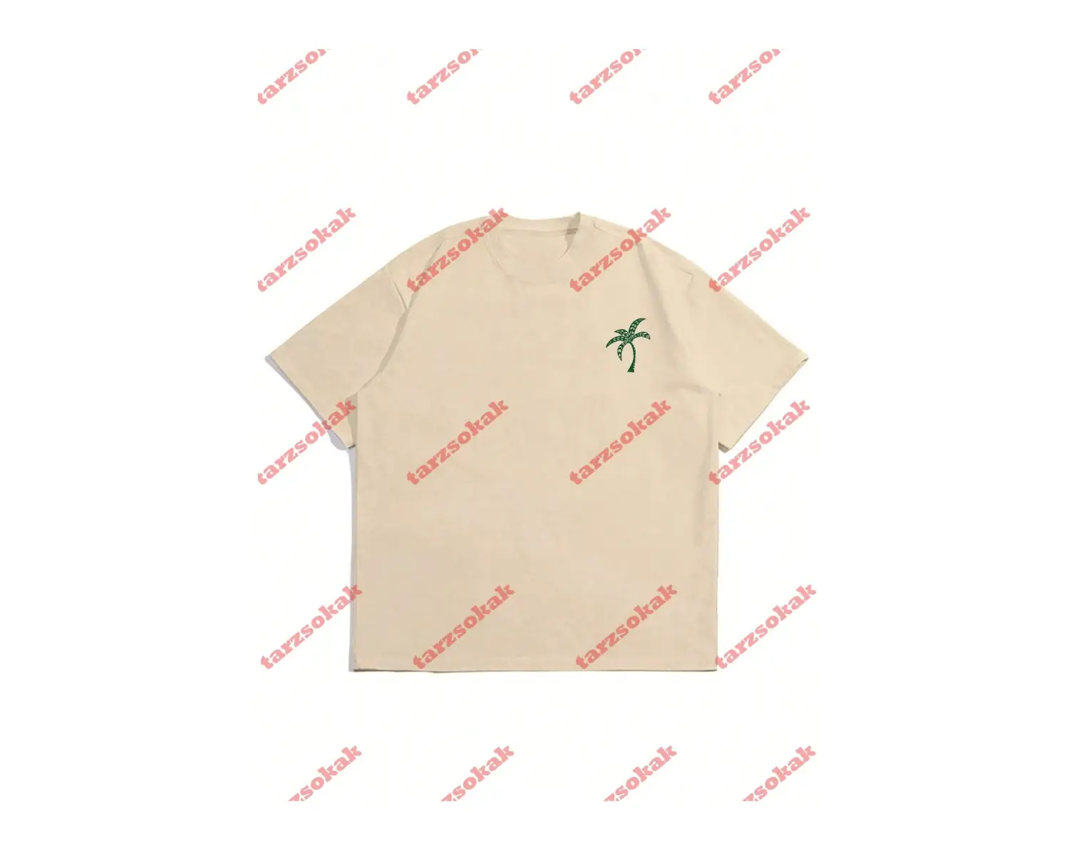 Model 3732 Erkek Yazlık Yuvarlak Yaka Kısa Kollu Günlük Tişört, Yaz