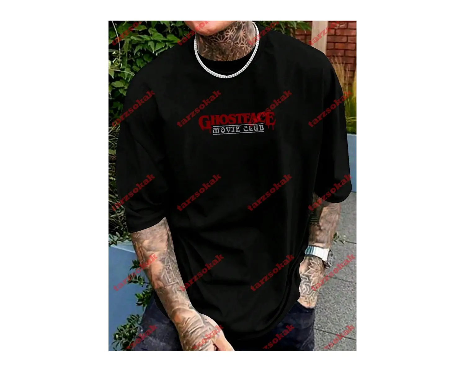 Model 3735 Erkek Yazlık Yuvarlak Yaka Kısa Kollu Günlük Tişört, Yaz