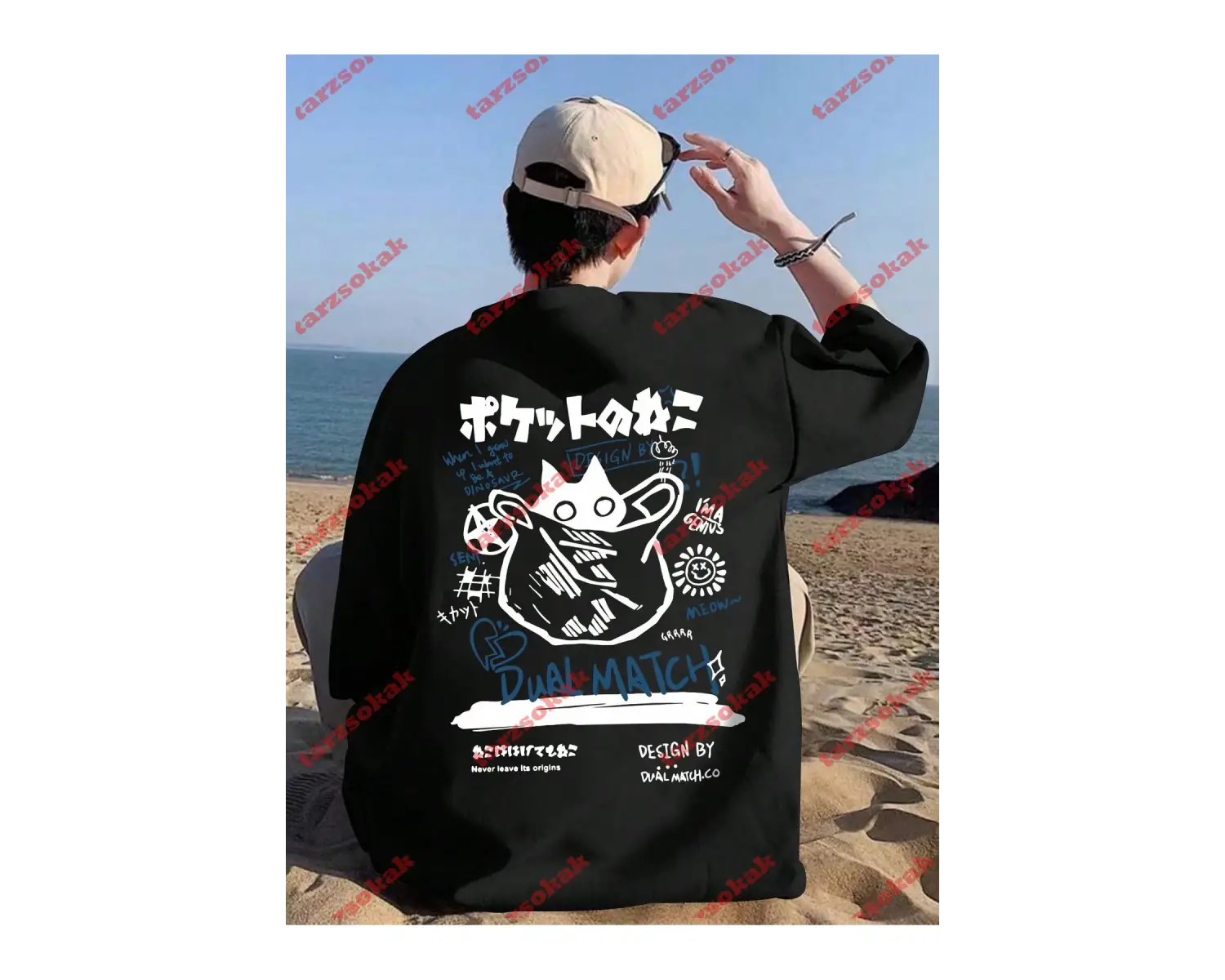 Model 3738 Erkek Yazlık Yuvarlak Yaka Kısa Kollu Günlük Tişört, Yaz