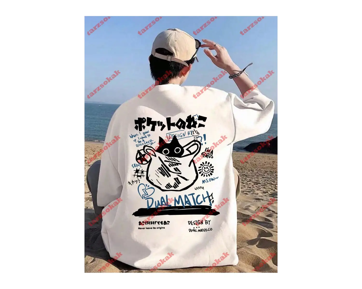 Model 3738 Erkek Yazlık Yuvarlak Yaka Kısa Kollu Günlük Tişört, Yaz