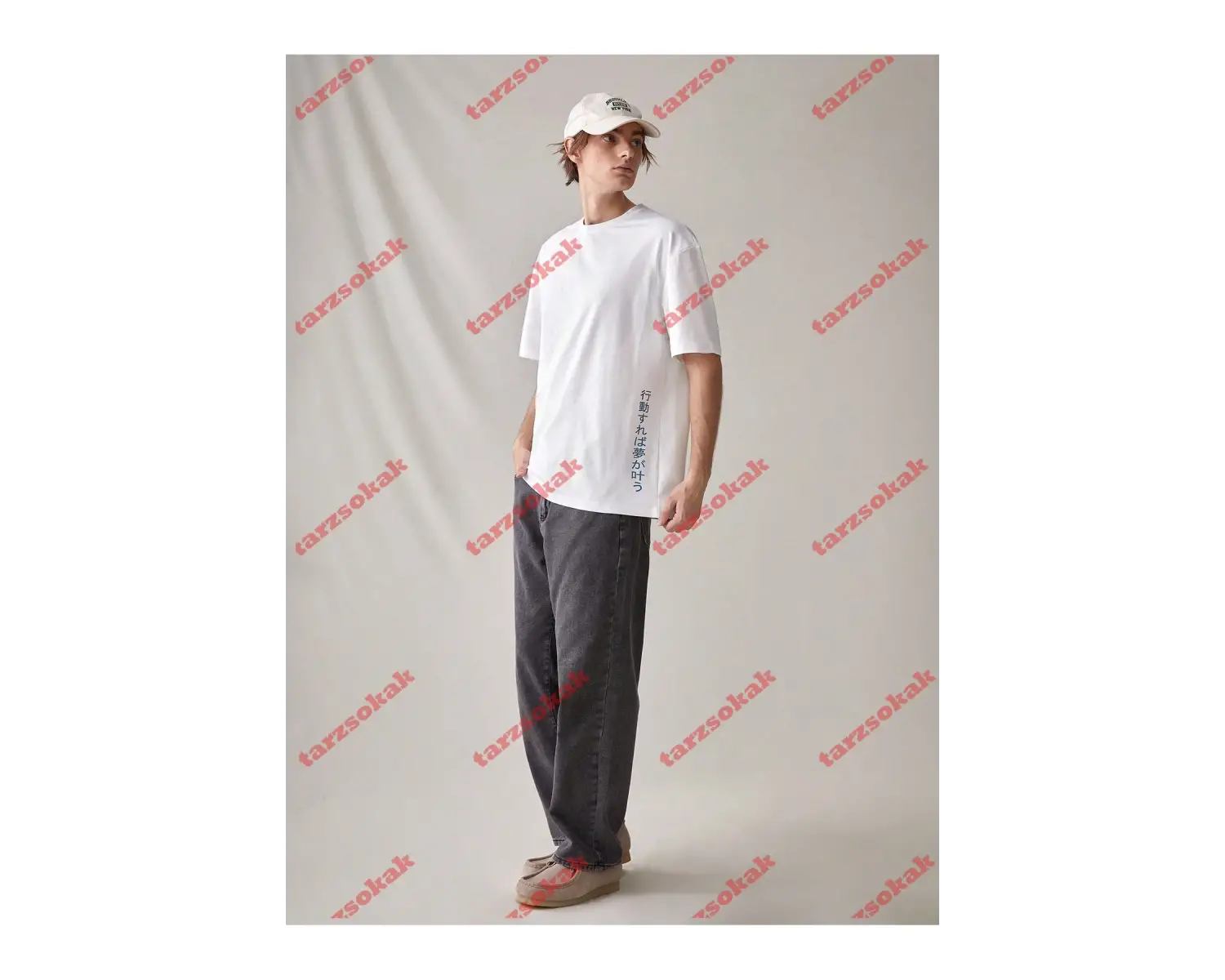 Model 3743 Erkek Yazlık Yuvarlak Yaka Kısa Kollu Günlük Tişört, Yaz