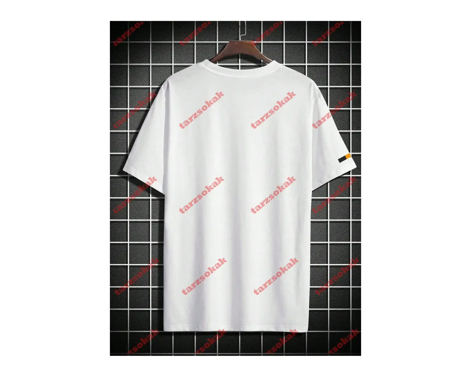 Model 3751 Erkek Yazlık Yuvarlak Yaka Kısa Kollu Günlük Tişört, Yaz