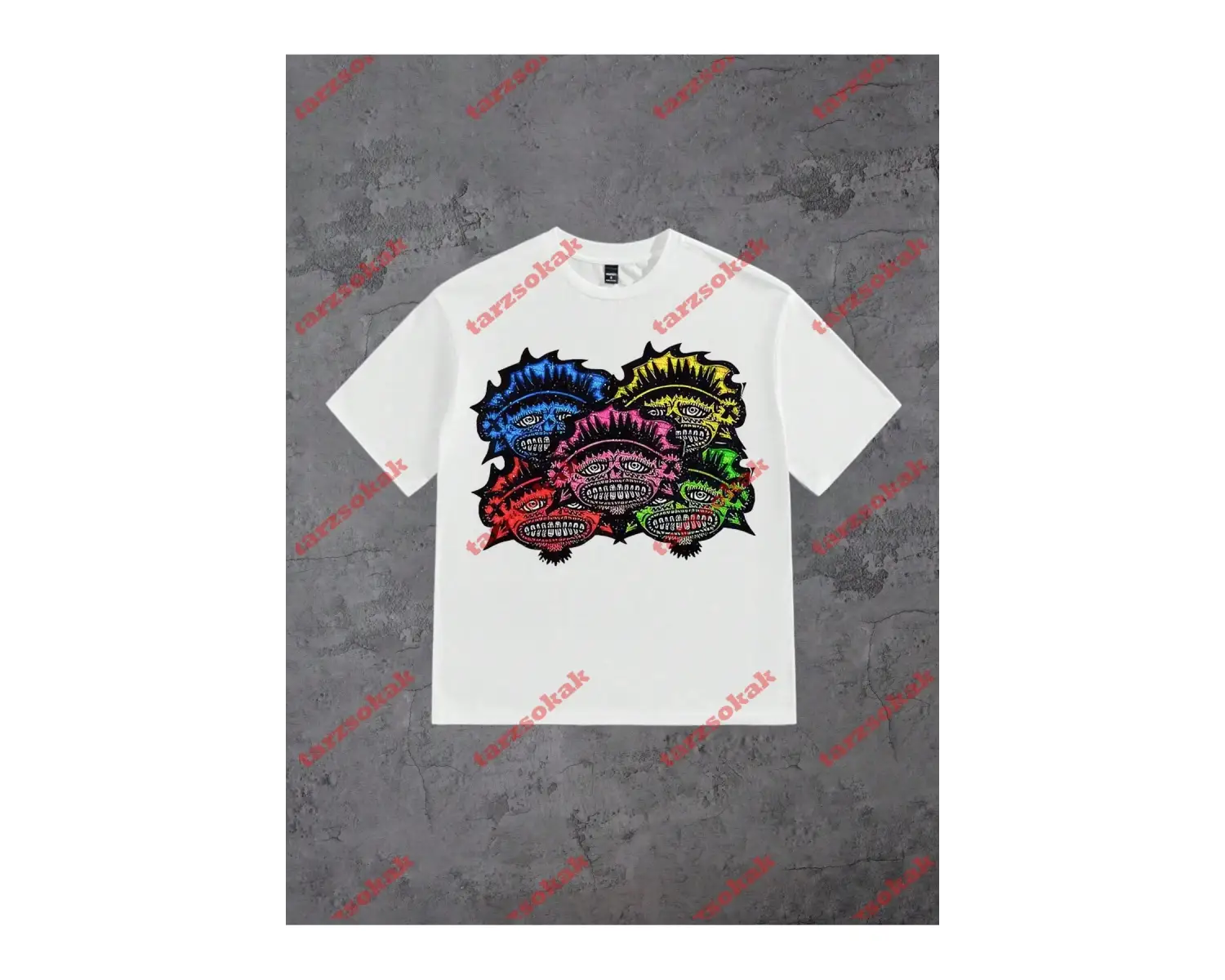 Model 3753 Erkek Yazlık Yuvarlak Yaka Kısa Kollu Günlük Tişört, Yaz