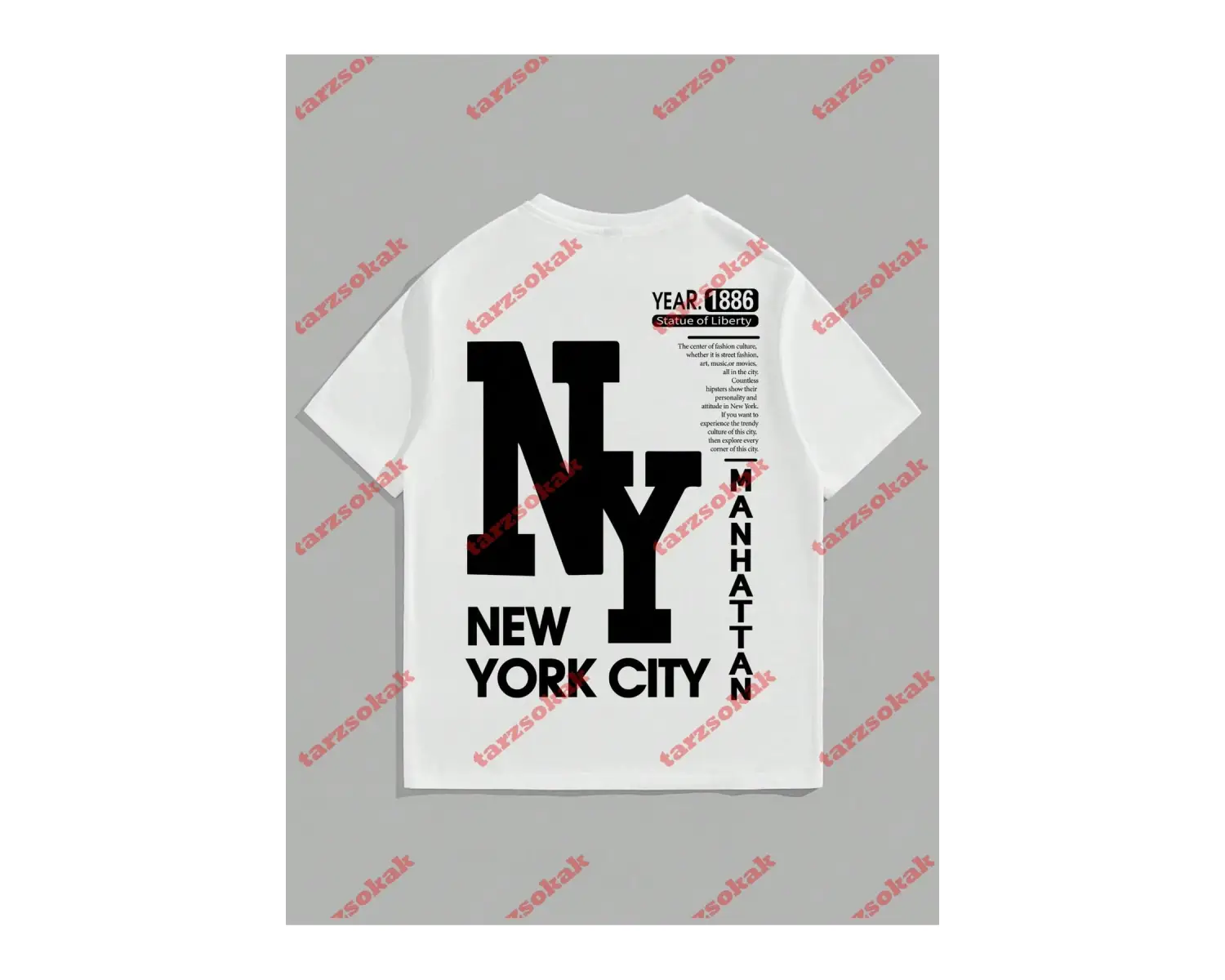 Model 3756 Erkek Yazlık Yuvarlak Yaka Kısa Kollu Günlük Tişört, Yaz