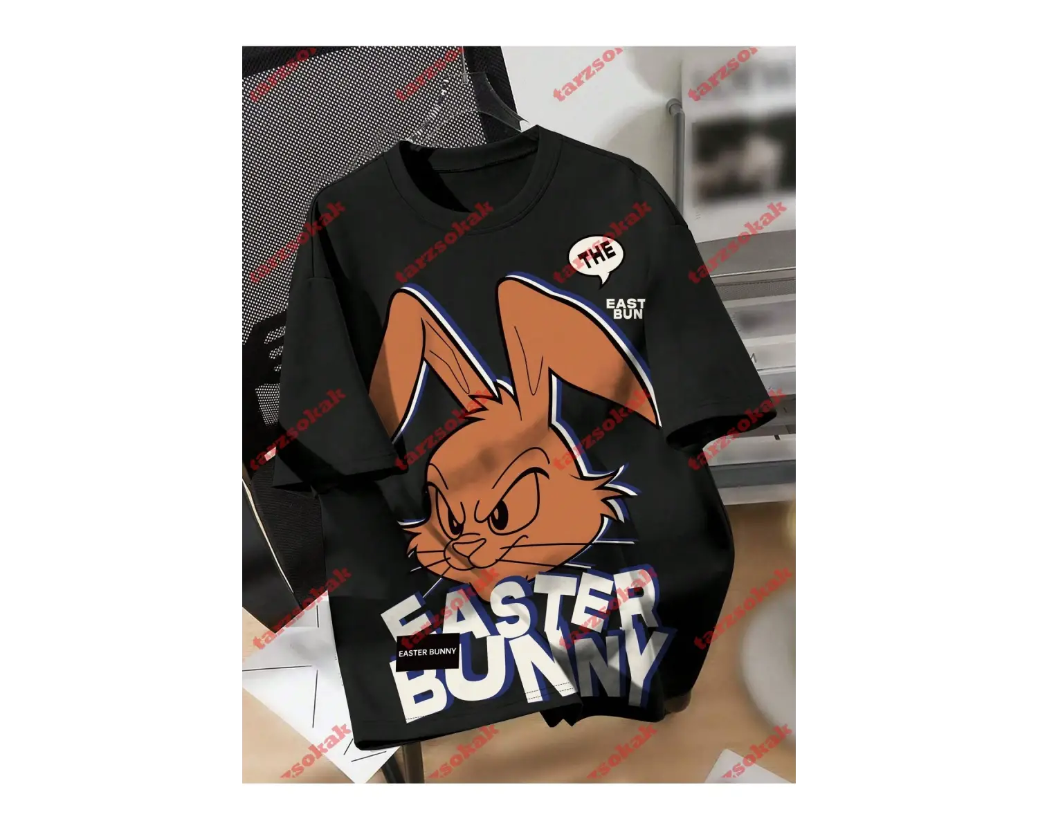 Model 3757 Erkek Yazlık Yuvarlak Yaka Kısa Kollu Günlük Tişört, Yaz