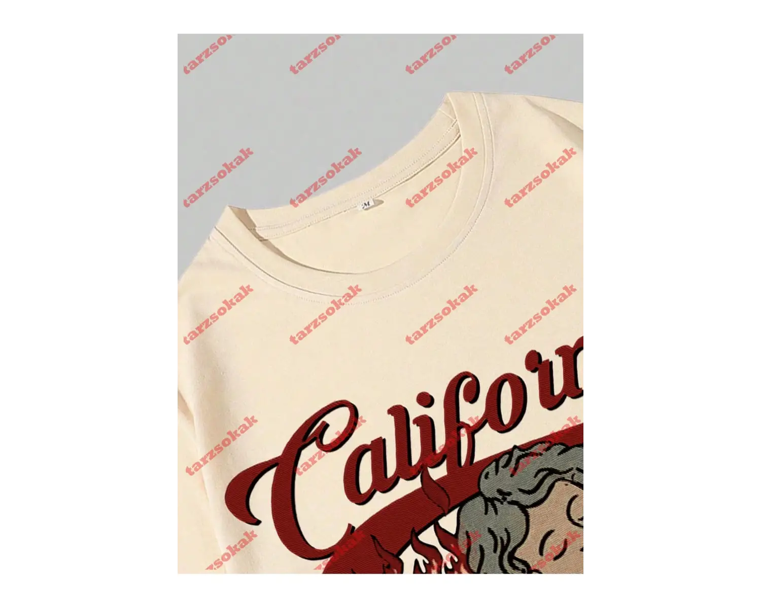 Model 3762 Erkek Yazlık Yuvarlak Yaka Kısa Kollu Günlük Tişört, Yaz