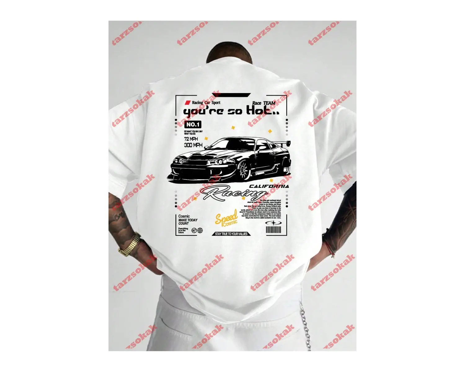 Model 3766 Erkek Yazlık Yuvarlak Yaka Kısa Kollu Günlük Tişört, Yaz