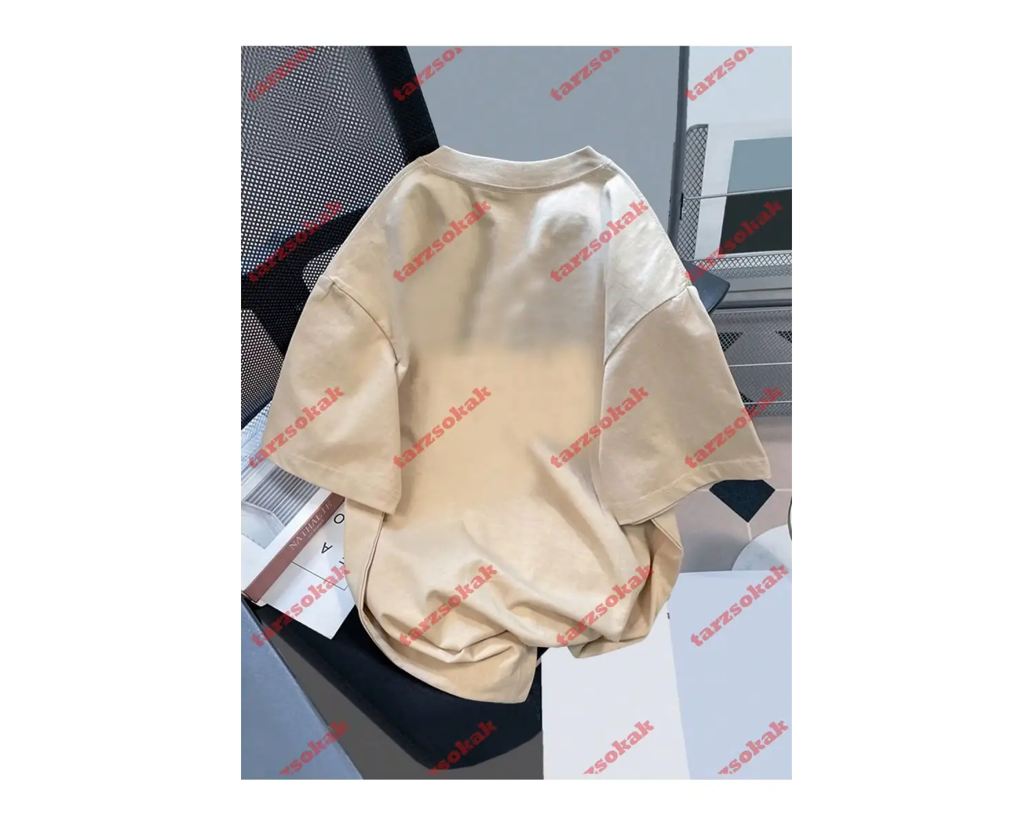 Model 3767 Erkek Yazlık Yuvarlak Yaka Kısa Kollu Günlük Tişört, Yaz