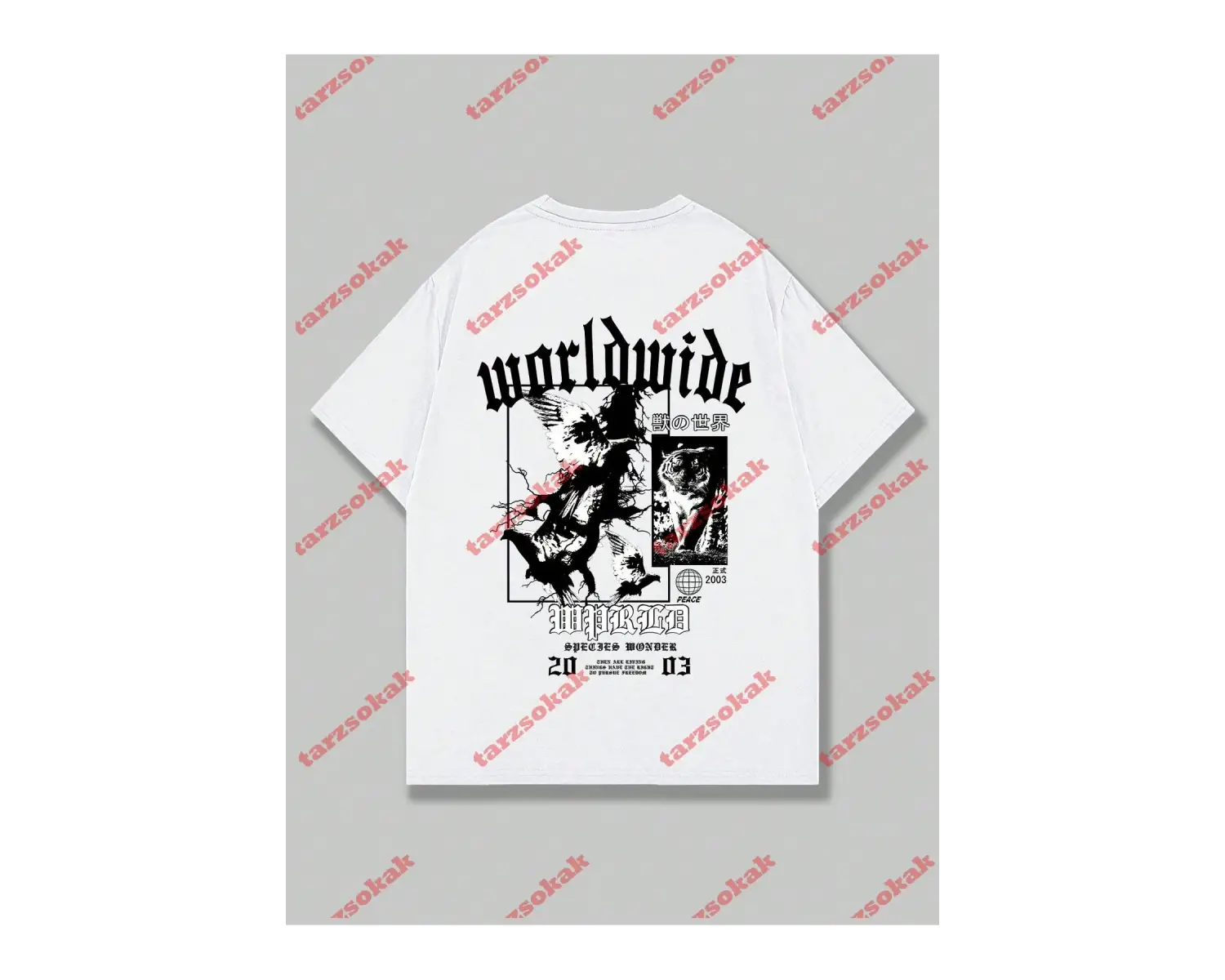 Model 3773 Erkek Yazlık Yuvarlak Yaka Kısa Kollu Günlük Tişört, Yaz