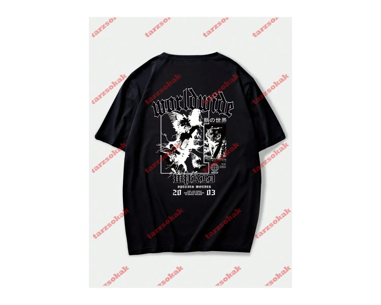 Model 3773 Erkek Yazlık Yuvarlak Yaka Kısa Kollu Günlük Tişört, Yaz