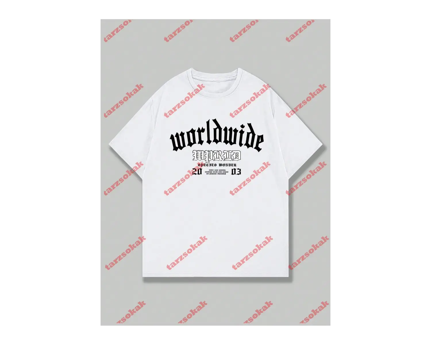 Model 3773 Erkek Yazlık Yuvarlak Yaka Kısa Kollu Günlük Tişört, Yaz