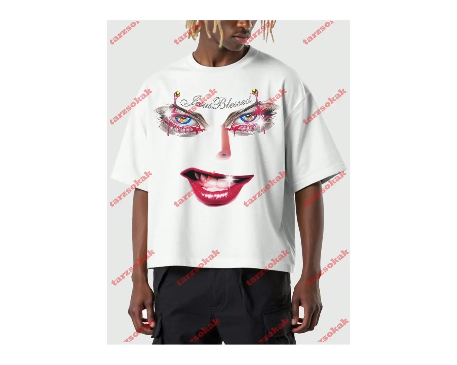 Model 3774 Erkek Yazlık Yuvarlak Yaka Kısa Kollu Günlük Tişört, Yaz