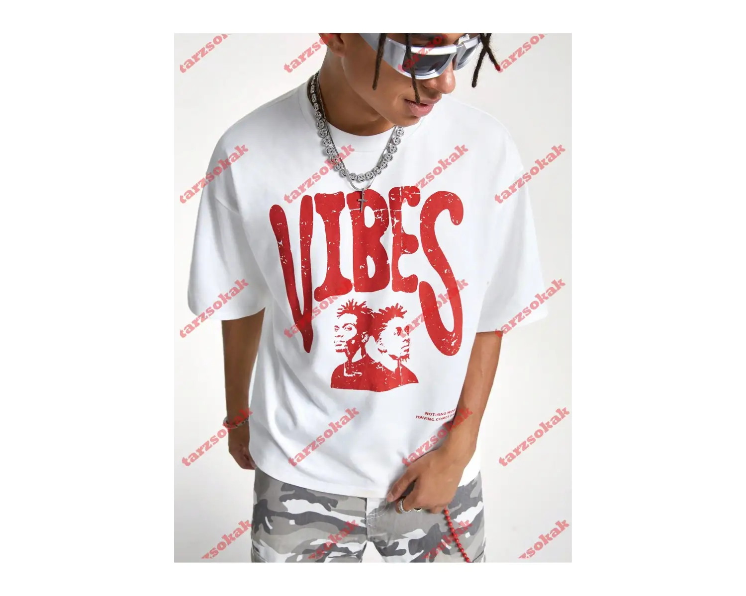 Model 3776 Erkek Yazlık Yuvarlak Yaka Kısa Kollu Günlük Tişört, Yaz