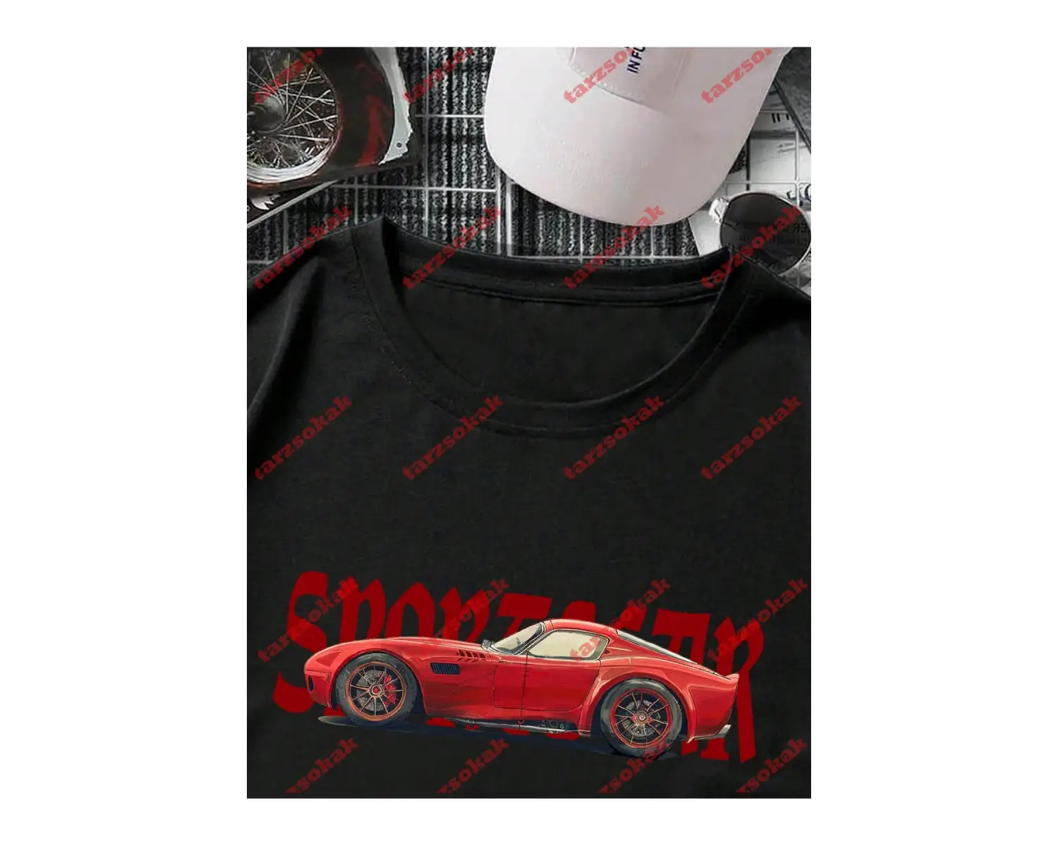 Model 3778 Erkek Yazlık Yuvarlak Yaka Kısa Kollu Günlük Tişört, Yaz