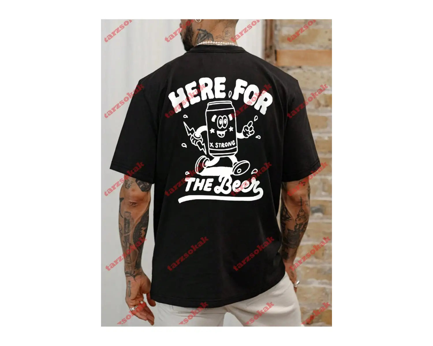 Model 3780 Erkek Yazlık Yuvarlak Yaka Kısa Kollu Günlük Tişört, Yaz