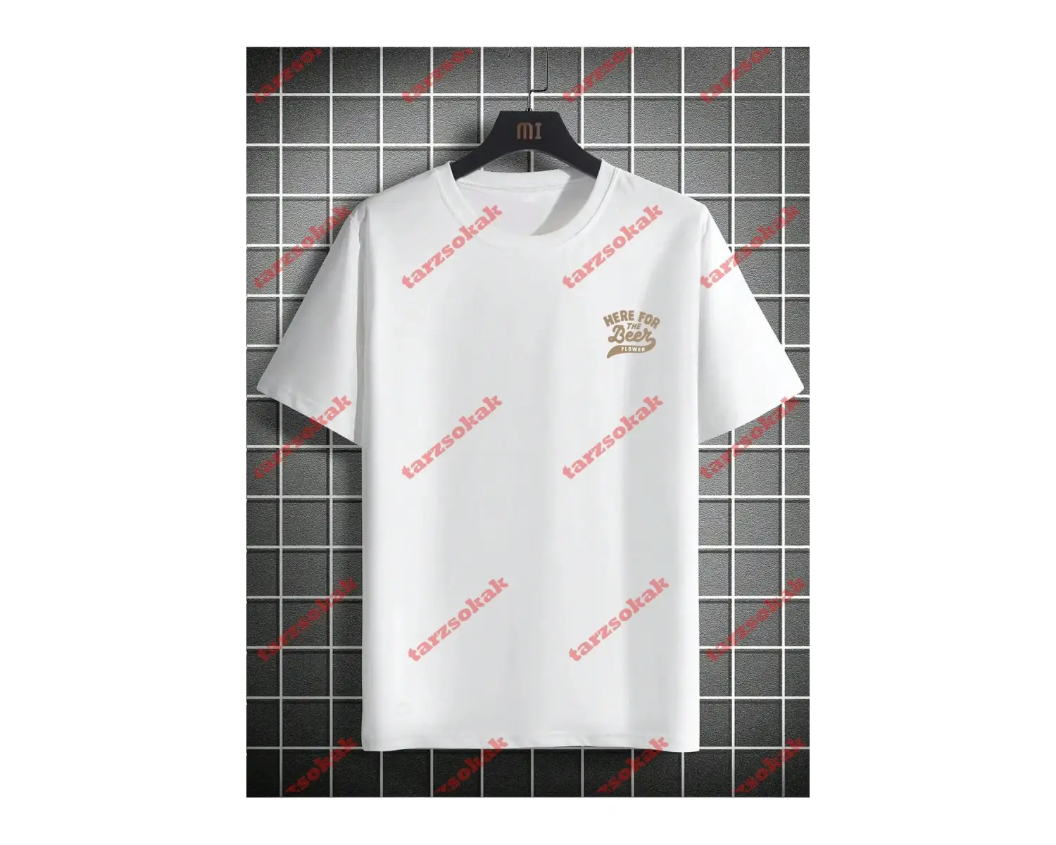 Model 3780 Erkek Yazlık Yuvarlak Yaka Kısa Kollu Günlük Tişört, Yaz