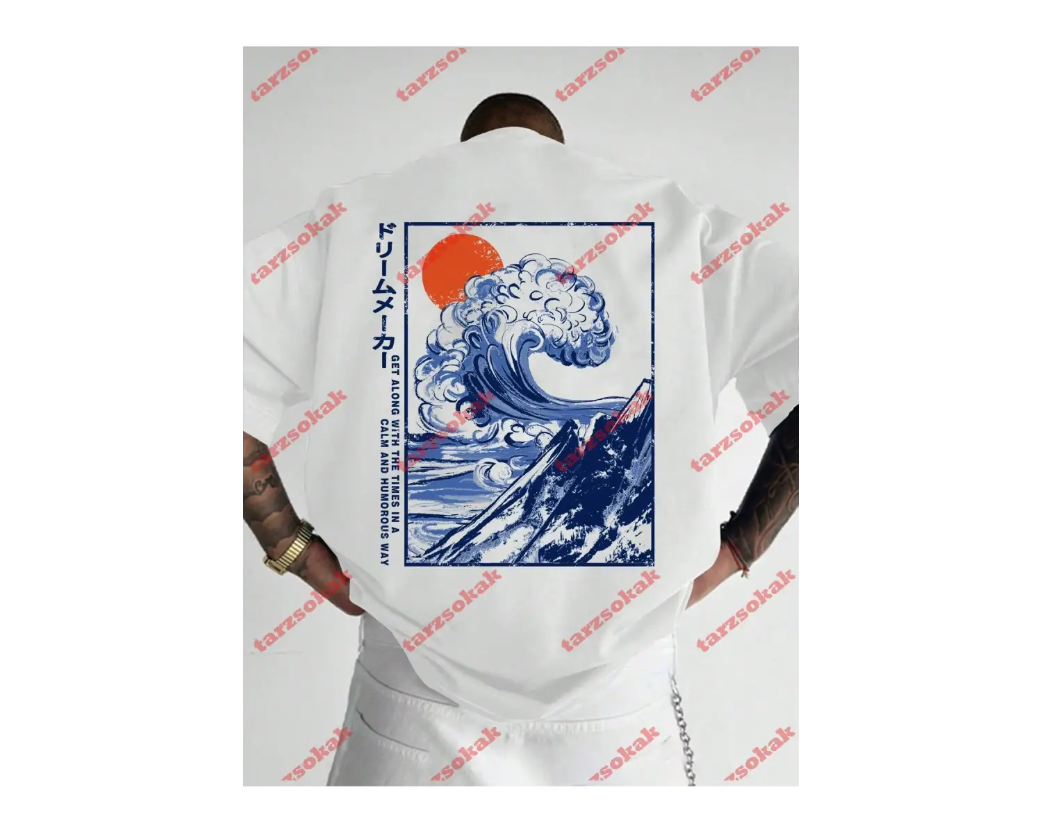 Model 3781 Erkek Yazlık Yuvarlak Yaka Kısa Kollu Günlük Tişört, Yaz