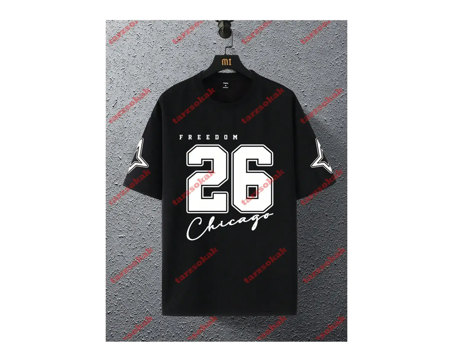 Model 3784 Erkek Yazlık Yuvarlak Yaka Kısa Kollu Günlük Tişört, Yaz