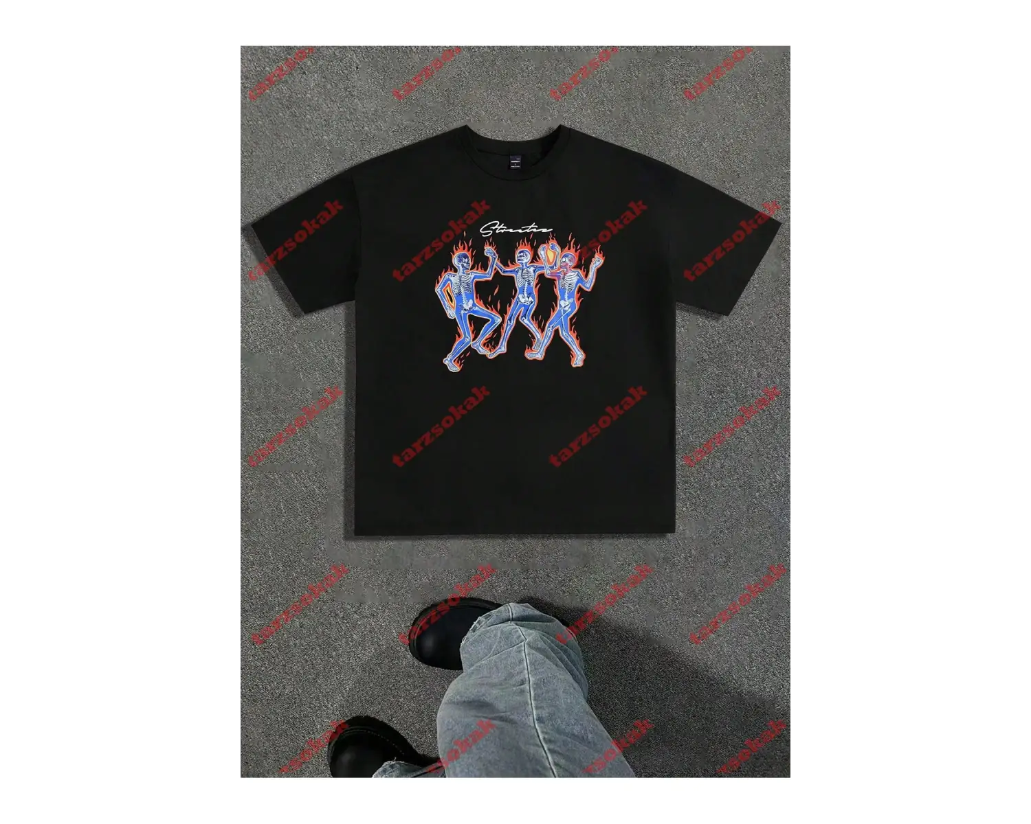 Model 3789 Erkek Yazlık Yuvarlak Yaka Kısa Kollu Günlük Tişört, Yaz