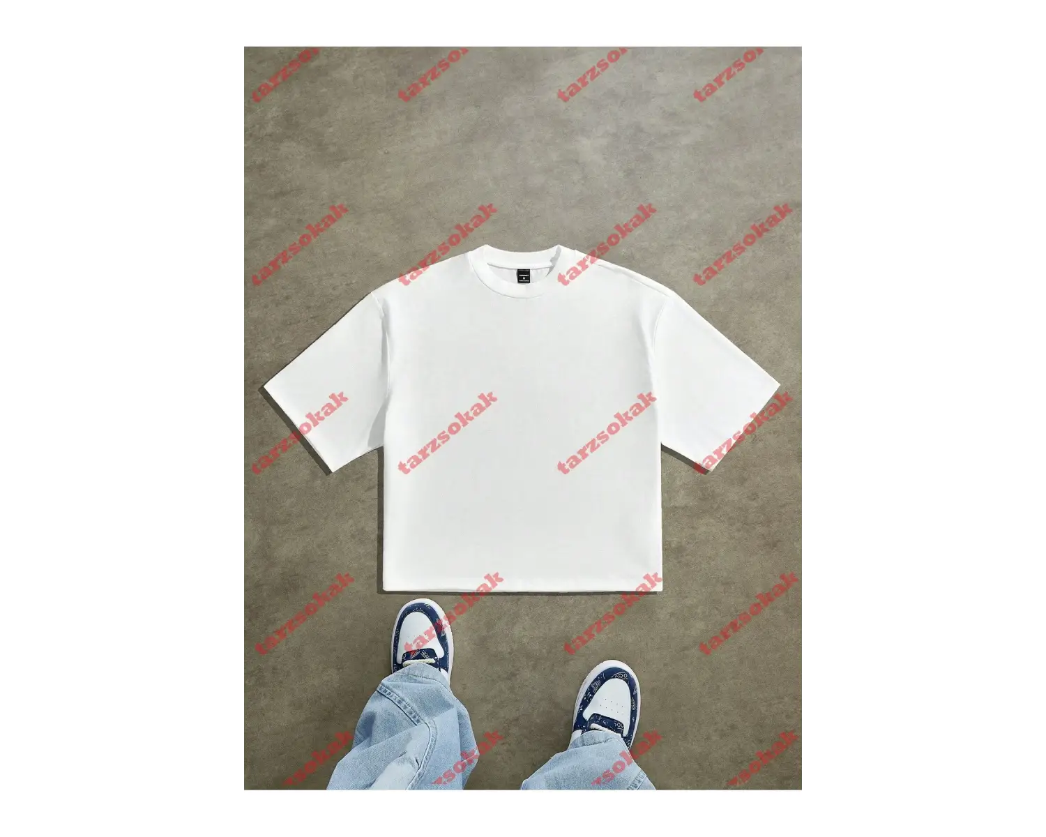 Model 3792 Erkek Yazlık Yuvarlak Yaka Kısa Kollu Günlük Tişört, Yaz