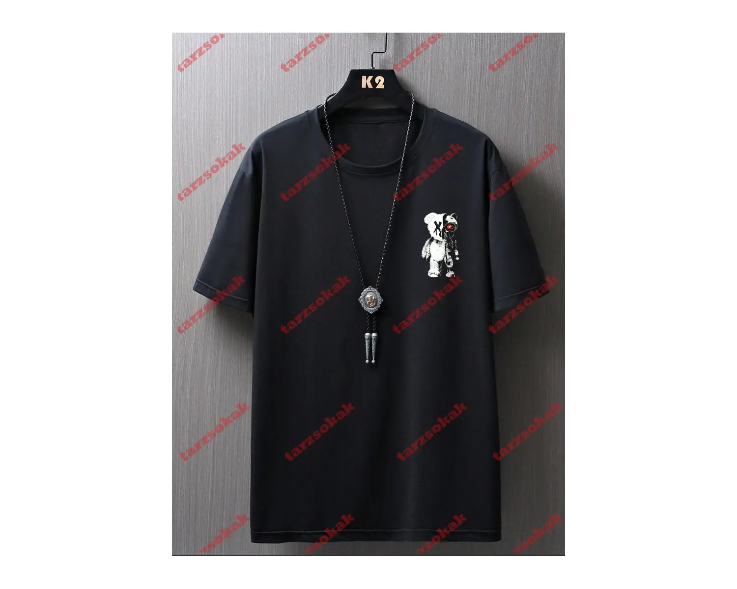 Model 3793 Erkek Yazlık Yuvarlak Yaka Kısa Kollu Günlük Tişört, Yaz