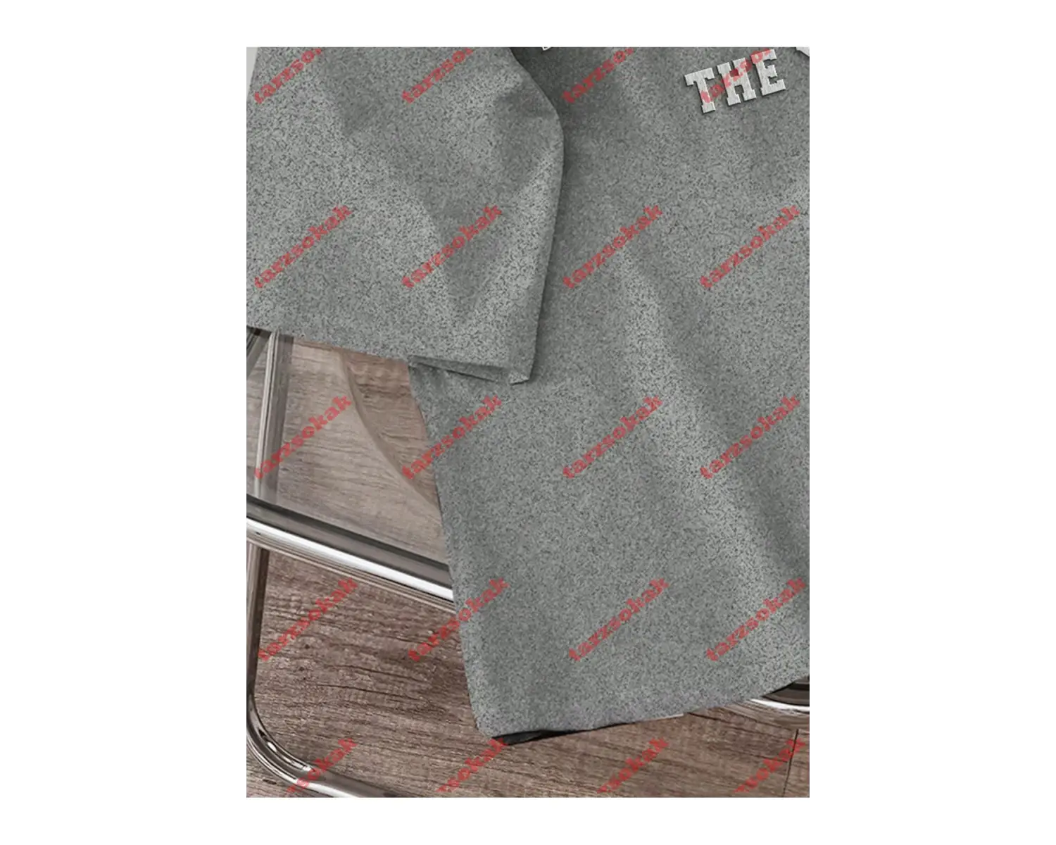 Model 3800 Erkek Yazlık Yuvarlak Yaka Kısa Kollu Günlük Tişört, Yaz