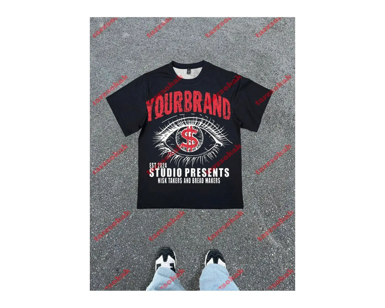 Model 3804 Erkek Yazlık Yuvarlak Yaka Kısa Kollu Günlük Tişört, Yaz