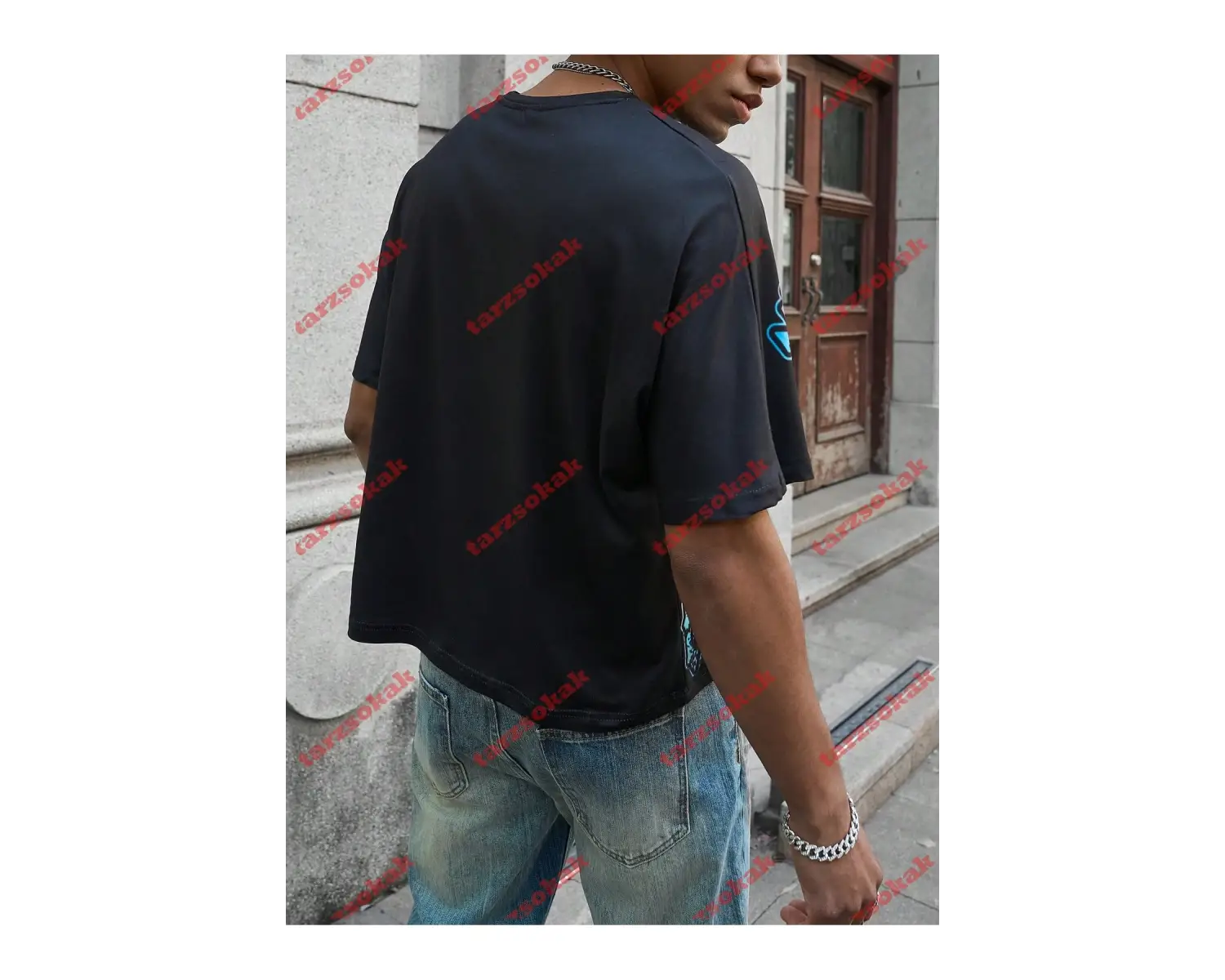 Model 3811 Erkek Yazlık Yuvarlak Yaka Kısa Kollu Günlük Tişört, Yaz