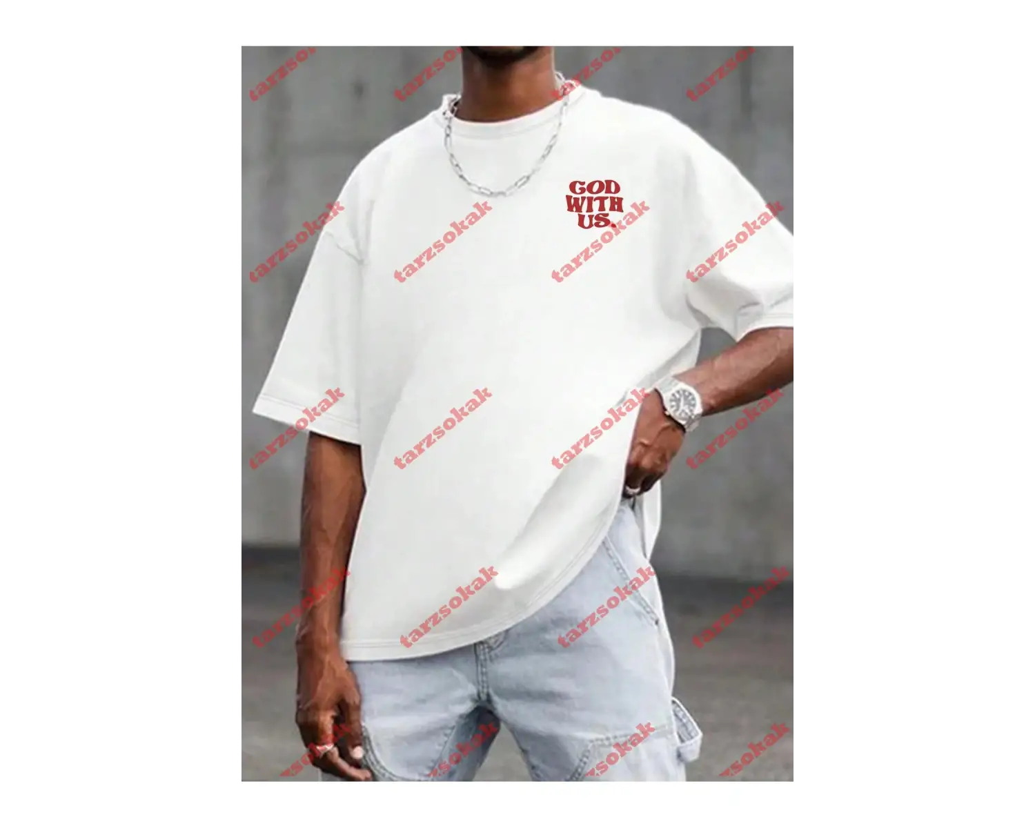 Model 3813 Erkek Yazlık Yuvarlak Yaka Kısa Kollu Günlük Tişört, Yaz