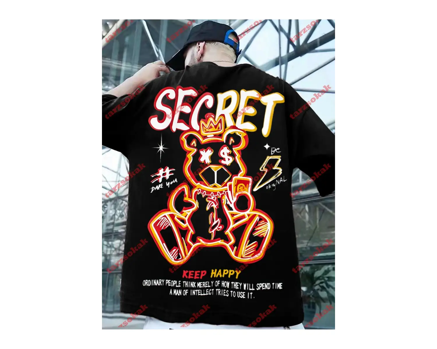 Model 3815 Erkek Yazlık Yuvarlak Yaka Kısa Kollu Günlük Tişört, Yaz