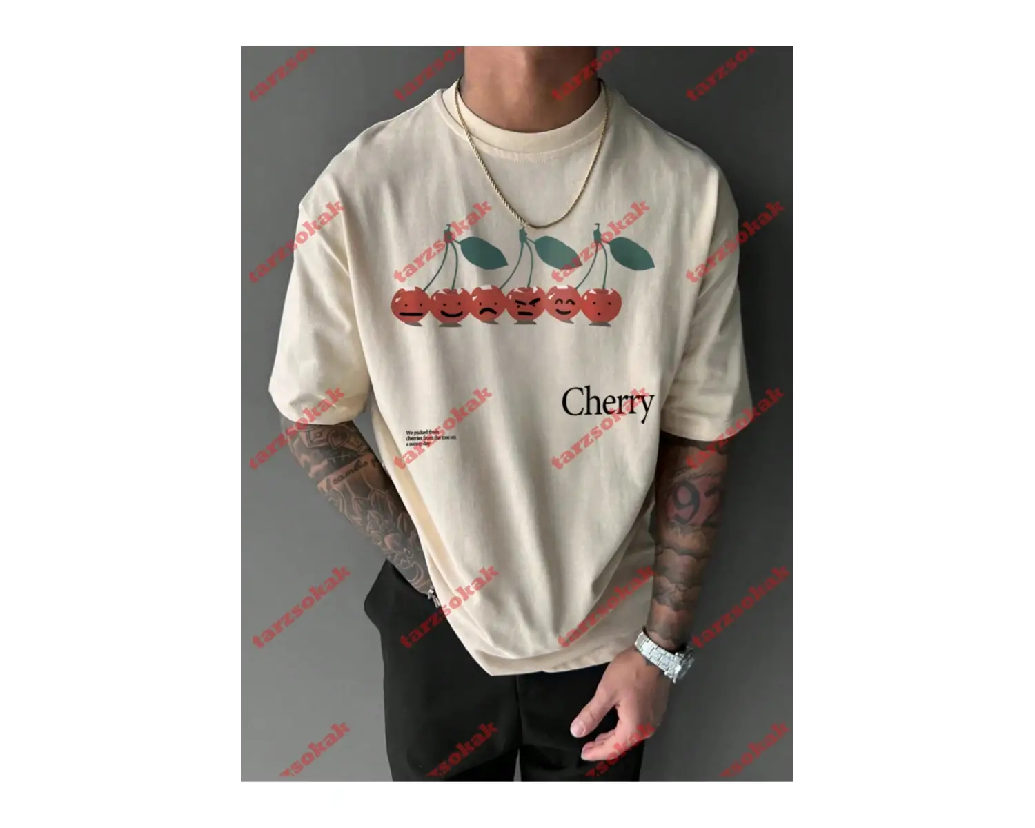 Model 3816 Erkek Yazlık Yuvarlak Yaka Kısa Kollu Günlük Tişört, Yaz