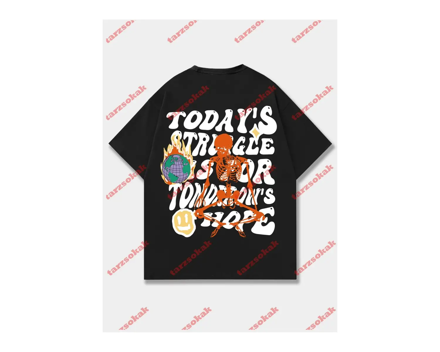 Model 3830 Erkek Yazlık Yuvarlak Yaka Kısa Kollu Günlük Tişört, Yaz