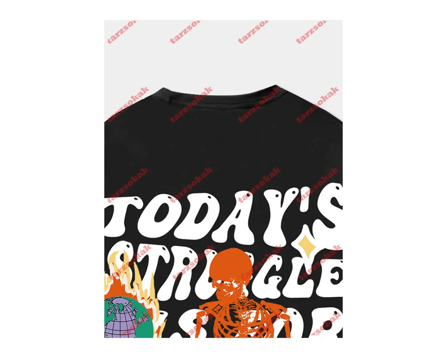 Model 3830 Erkek Yazlık Yuvarlak Yaka Kısa Kollu Günlük Tişört, Yaz