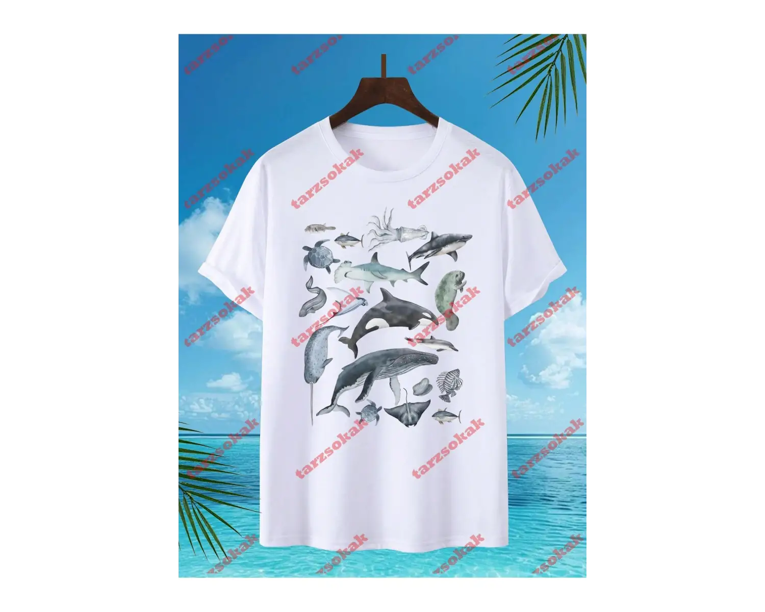 Model 3833 Erkek Yazlık Yuvarlak Yaka Kısa Kollu Günlük Tişört, Yaz