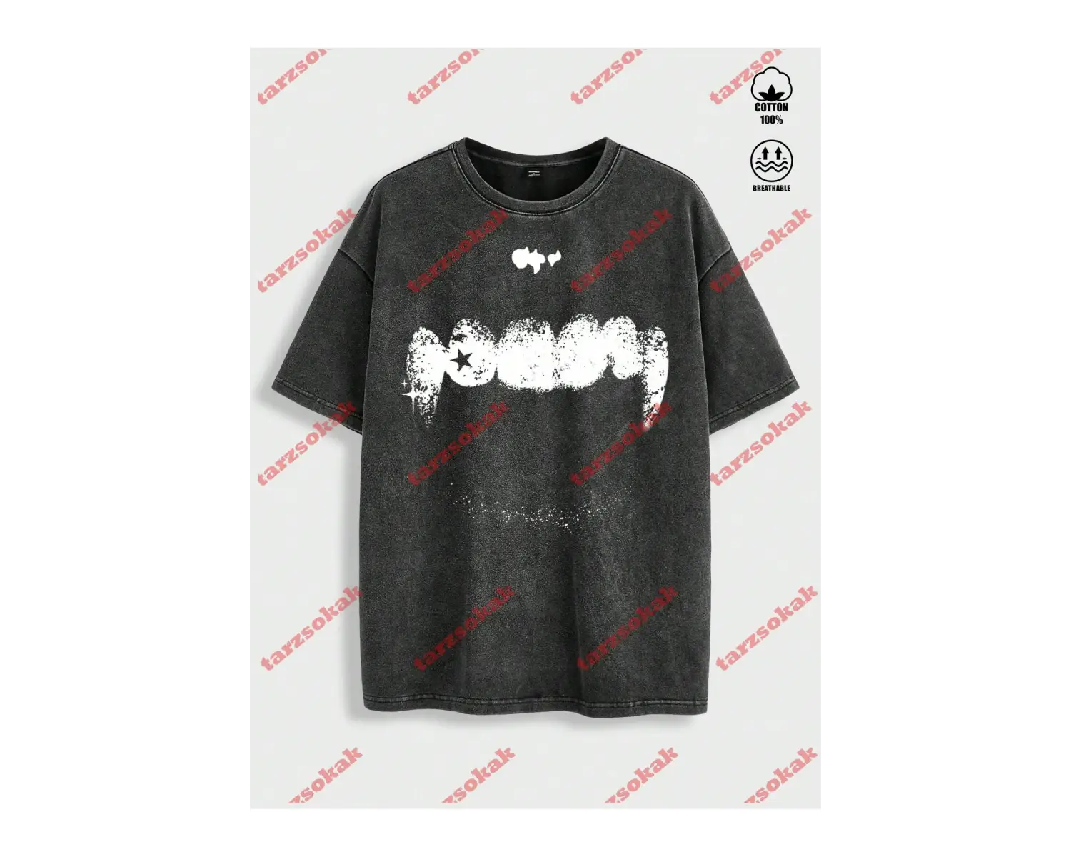 Model 3836 Erkek Yazlık Yuvarlak Yaka Kısa Kollu Günlük Tişört, Yaz