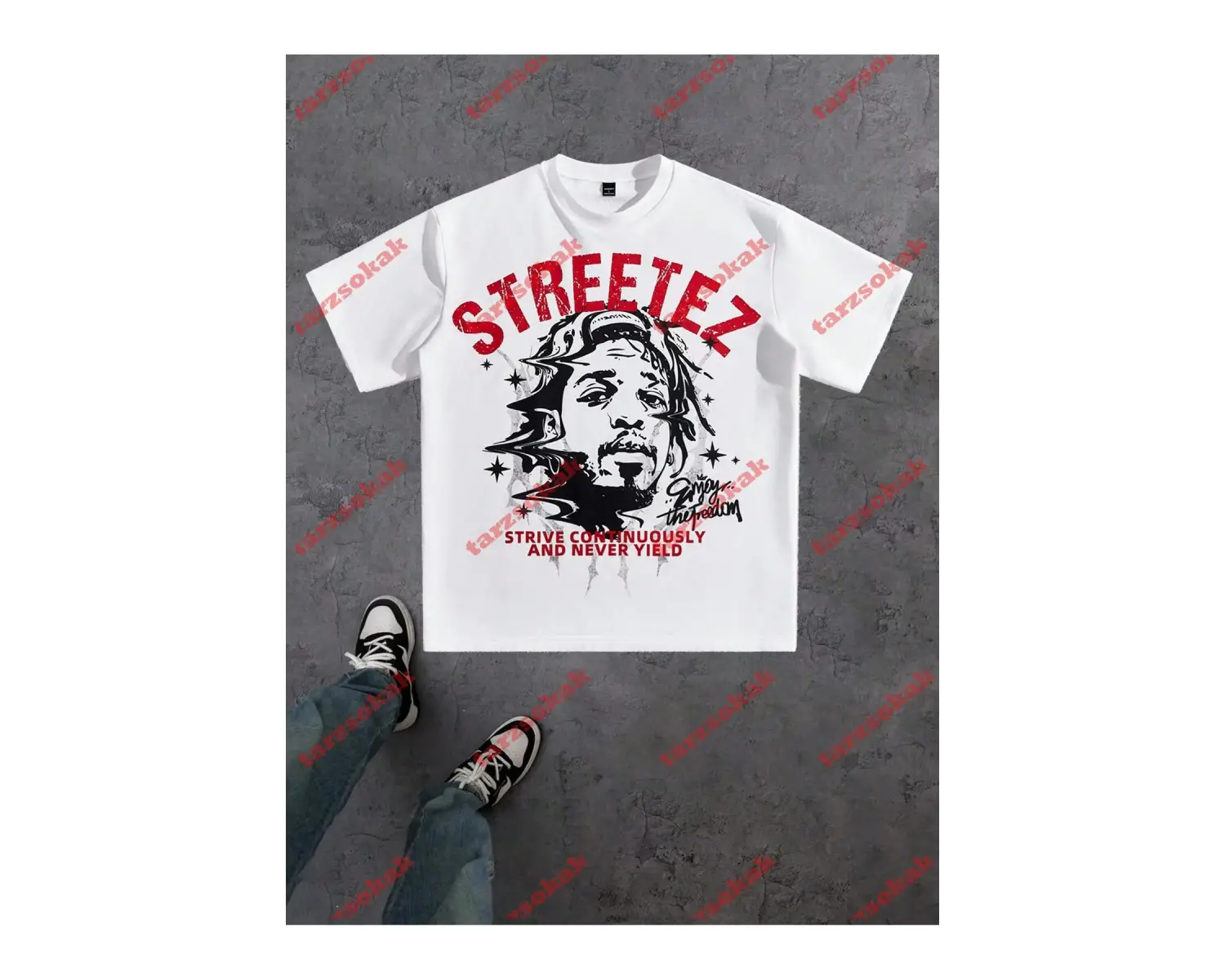 Model 3840 Erkek Yazlık Yuvarlak Yaka Kısa Kollu Günlük Tişört, Yaz