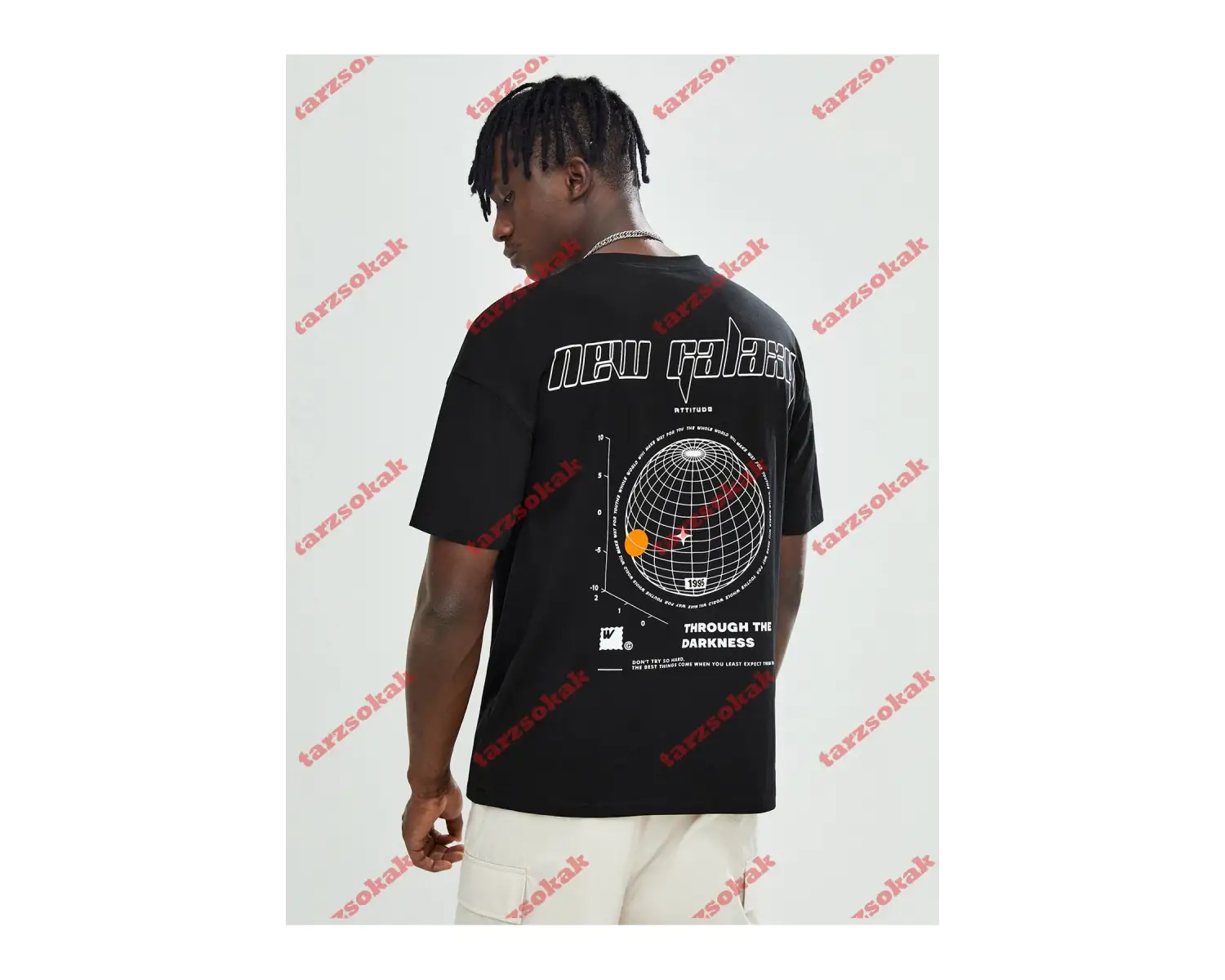 Model 3845 Erkek Yazlık Yuvarlak Yaka Kısa Kollu Günlük Tişört, Yaz