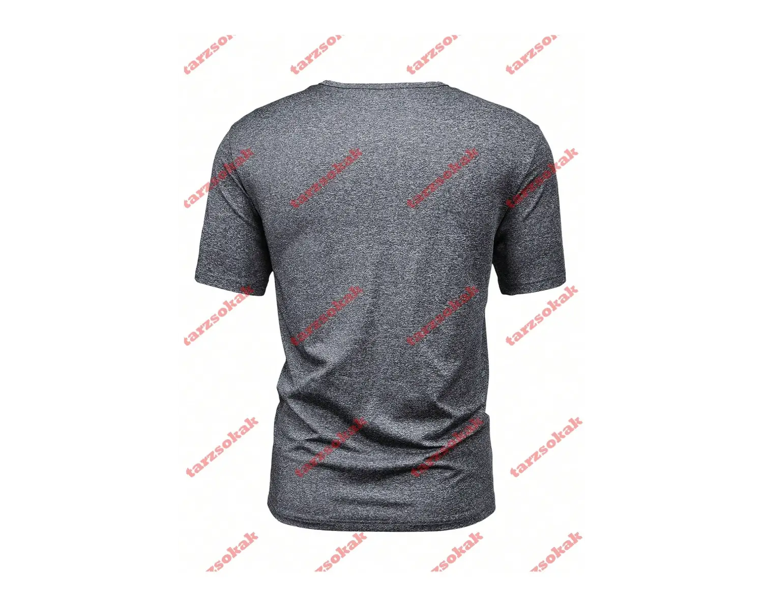 Model 3852 Erkek Yazlık Yuvarlak Yaka Kısa Kollu Günlük Tişört, Yaz