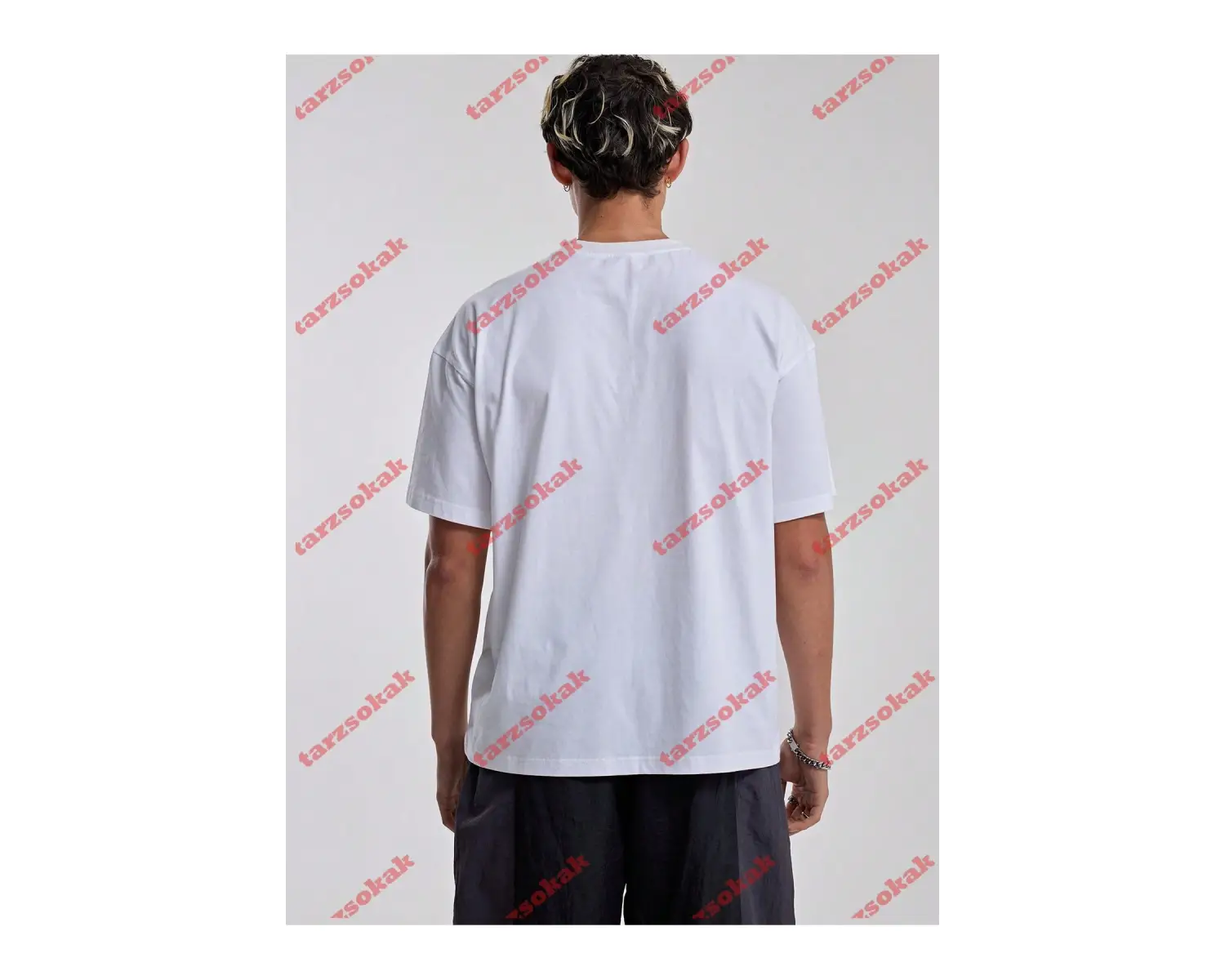 Model 3860 Erkek Yazlık Yuvarlak Yaka Kısa Kollu Günlük Tişört, Yaz